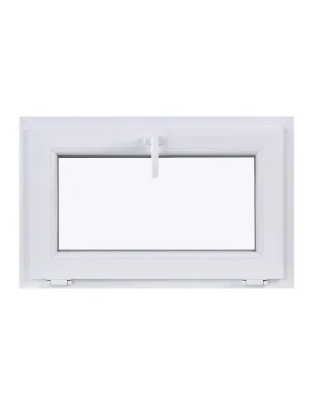 Okno PCV Uchylne 800 x 500 mm Dwuszybowe Białe