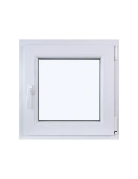 Okno PCV Rozwierno-Uchylne 600 x 600 mm Dwuszybowe Białe
