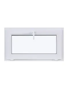 Okno PCV Uchylne 900 x 500 mm Dwuszybowe Białe