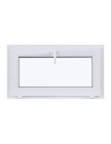 Okno PCV Uchylne 900 x 500 mm Dwuszybowe Białe