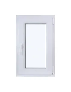 Okno PCV Rozwierno-Uchylne 500 x 800 mm Dwuszybowe Białe