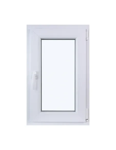 Okno PCV Rozwierno-Uchylne 500 x 800 mm Dwuszybowe Białe