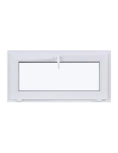 Okno PCV Uchylne 1000 x 500 mm Dwuszybowe Białe