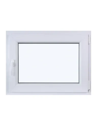Okno PCV Rozwierno-Uchylne 800 x 600 mm Dwuszybowe Białe