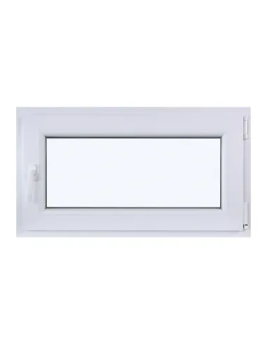 Okno PCV Rozwierno-Uchylne 900 x 510 mm Dwuszybowe Białe