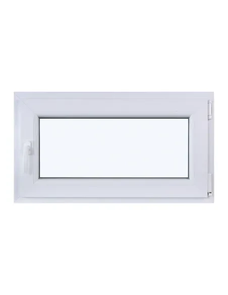 Okno PCV Rozwierno-Uchylne 1000 x 510 mm Dwuszybowe Białe