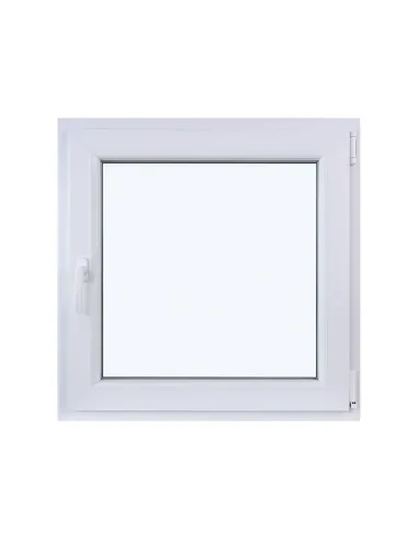 Okno PCV Rozwierno-Uchylne 800 x 800 mm Dwuszybowe Białe