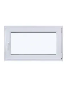 Okno PCV Rozwierno-Uchylne 1000 x 600 mm Dwuszybowe Białe