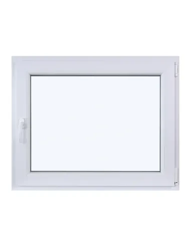 Okno PCV Rozwierno-Uchylne 1000 x 800 mm Dwuszybowe Białe