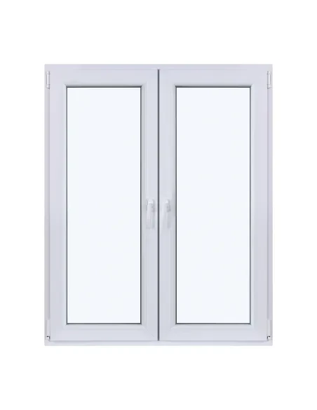 Okno PCV Rozwierno-Uchylne 1165 x 1435 mm Dwuskrzydłowe Dwuszybowe Białe