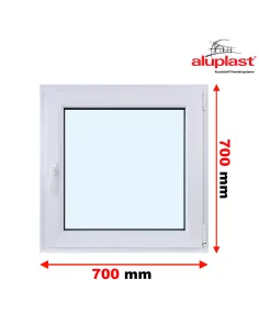 Okno PCV 70 x 70 cm Rozwierne Dwuszybowe Aluplast IDEAL 4000