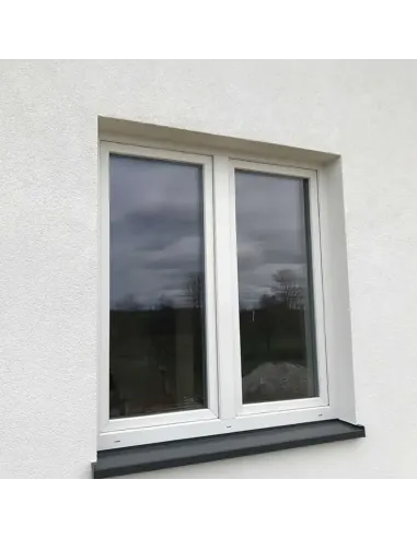 Okno PCV Rozwierno-Uchylne 900 x 600 mm Dwuszybowe Białe
