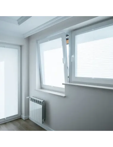 Okno PCV Rozwierno-Uchylne 600 x 600 mm Dwuszybowe Białe
