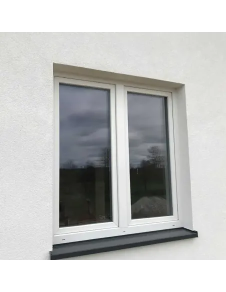 Okno PCV Uchylne 600 x 500 mm Dwuszybowe Białe