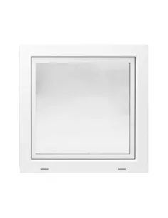 Okno PCV Gospodarcze STANDARD - 50 x 50 cm - Dwuszybowe