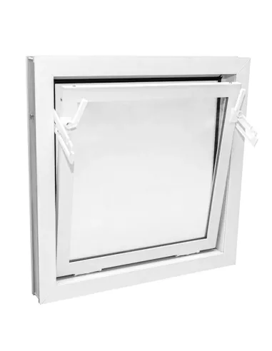 Okno PCV Gospodarcze STANDARD - 50 x 60 cm - Dwuszybowe