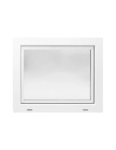 Okno PCV Gospodarcze STANDARD - 60 x 50 cm - Dwuszybowe