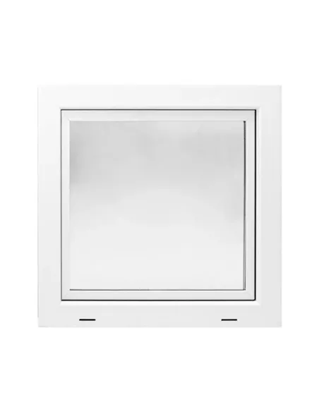 Okno PCV Gospodarcze STANDARD - 60 x 60 cm - Dwuszybowe