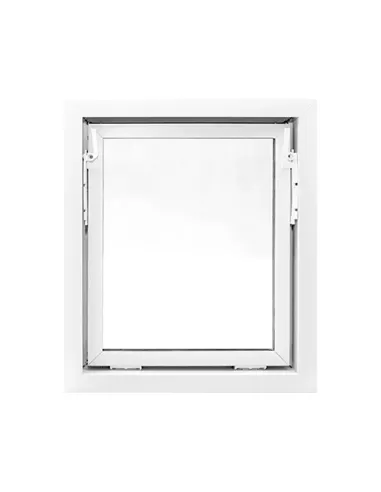 Okno PCV Gospodarcze STANDARD - 60 x 70 cm - Dwuszybowe
