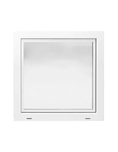 Okno PCV Gospodarcze STANDARD - 70 x 70 cm - Dwuszybowe