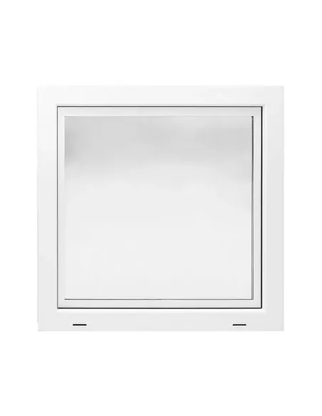Okno PCV Gospodarcze STANDARD - 70 x 70 cm - Dwuszybowe