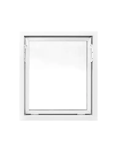 Okno PCV Gospodarcze STANDARD - 70 x 80 cm - Dwuszybowe