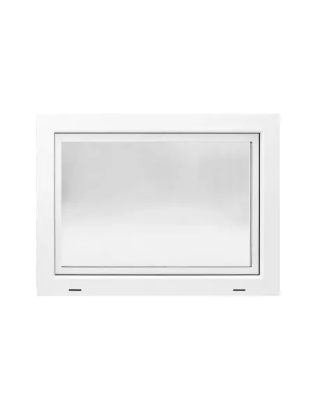 Okno PCV Gospodarcze STANDARD - 80 x 60 cm - Dwuszybowe