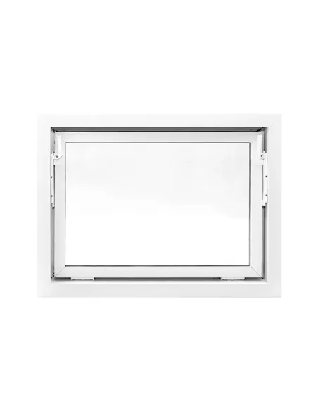 Okno PCV Gospodarcze STANDARD - 80 x 60 cm - Dwuszybowe