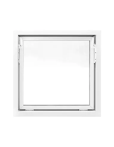 Okno PCV Gospodarcze STANDARD - 80 x 80 cm - Dwuszybowe