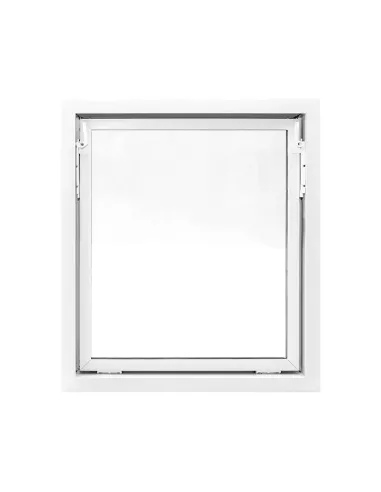 Okno PCV Gospodarcze STANDARD - 80 x 90 cm - Dwuszybowe