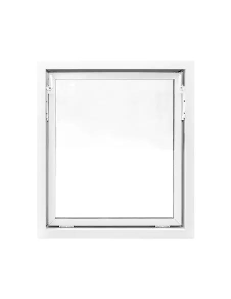 Okno PCV Gospodarcze STANDARD - 80 x 90 cm - Dwuszybowe