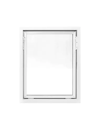 Okno PCV Gospodarcze STANDARD - 80 x 100 cm - Dwuszybowe
