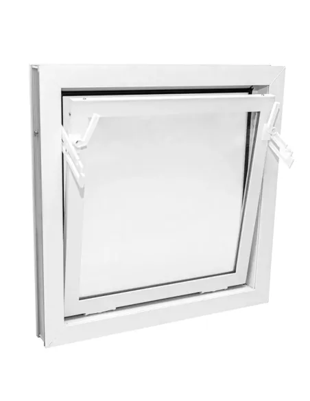 Okno PCV Gospodarcze STANDARD - 100 x 100 cm - Dwuszybowe