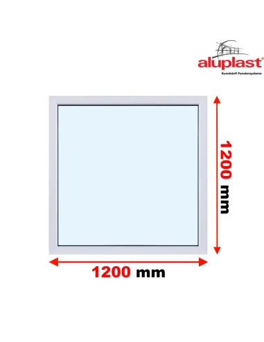 Okno PCV 1200 x 1200 FIX (Stałe) Aluplast IDEAL 4000