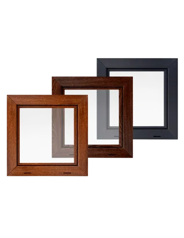 Okno PCV Gospodarcze EKO - 50 x 60 cm - Jednoszybowe