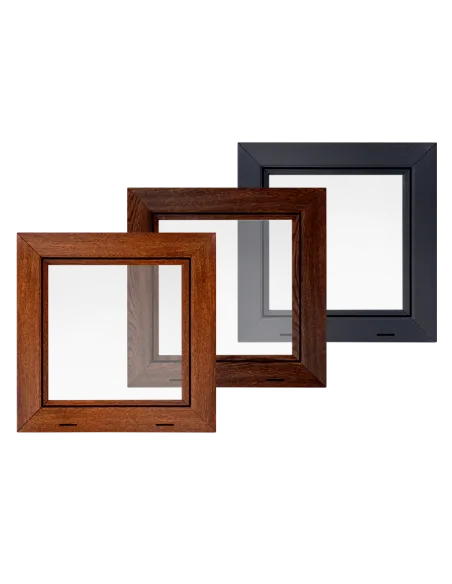 Okno PCV Gospodarcze EKO - 50 x 70 cm - Jednoszybowe