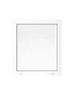 Okno PCV Gospodarcze EKO - 70 x 80 cm - Jednoszybowe