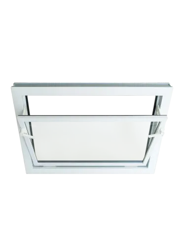 Okno PCV Gospodarcze EKO - 80 x 50 cm - Jednoszybowe