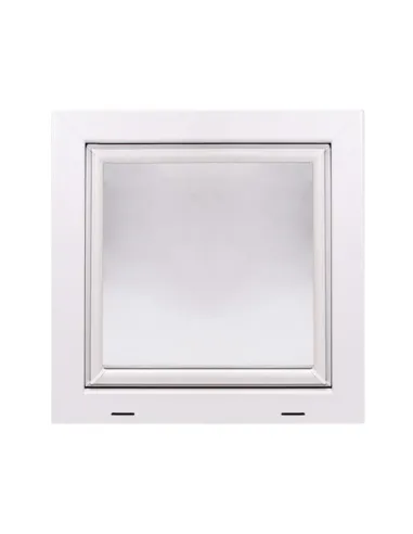 Okno PCV Gospodarcze PREMIUM - 60 x 60 cm - Dwuszybowe