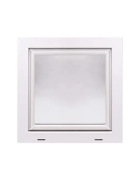 Okno PCV Gospodarcze PREMIUM - 60 x 60 cm - Dwuszybowe