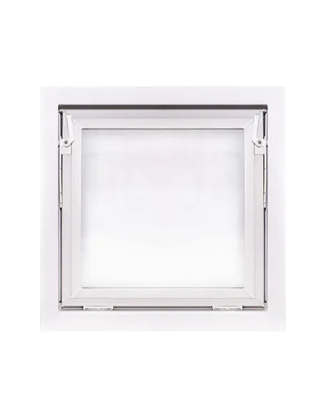 Okno PCV Gospodarcze PREMIUM - 60 x 60 cm - Dwuszybowe