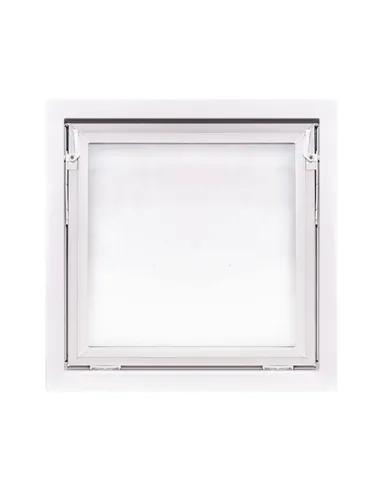 Okno PCV Gospodarcze PREMIUM - 70 x 70 cm - Dwuszybowe