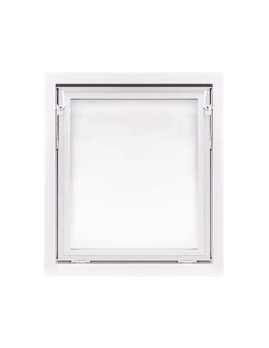 Okno PCV Gospodarcze PREMIUM - 70 x 80 cm - Dwuszybowe