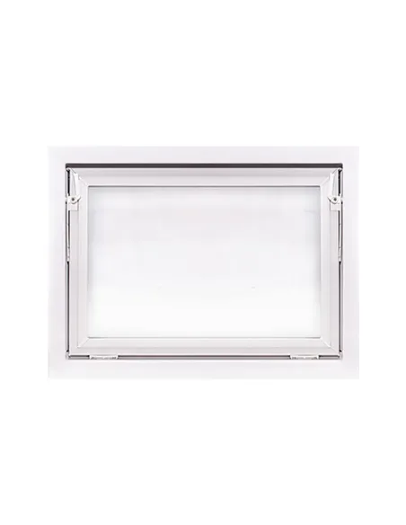 Okno PCV Gospodarcze PREMIUM - 80 x 60 cm - Dwuszybowe