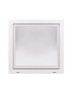 Okno PCV Gospodarcze PREMIUM - 80 x 80 cm - Dwuszybowe