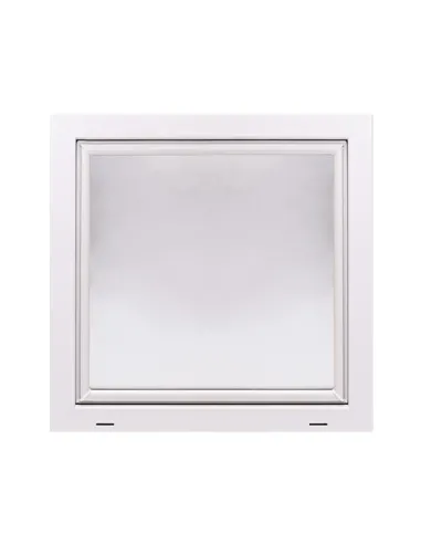 Okno PCV Gospodarcze PREMIUM - 80 x 80 cm - Dwuszybowe