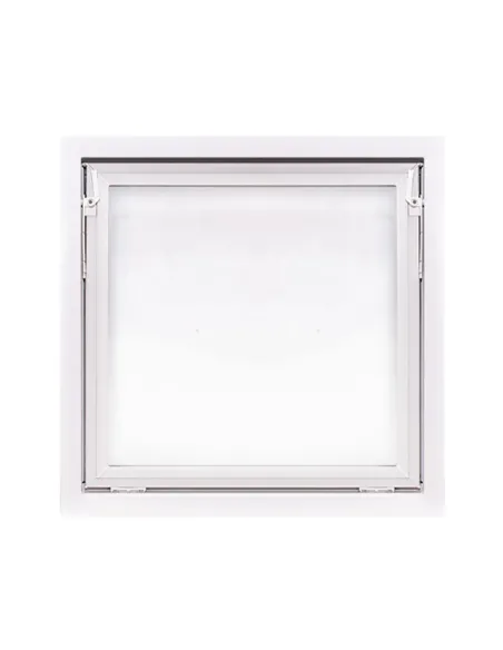 Okno PCV Gospodarcze PREMIUM - 80 x 80 cm - Dwuszybowe