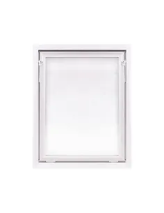 Okno PCV Gospodarcze PREMIUM - 80 x 100 cm - Dwuszybowe 2