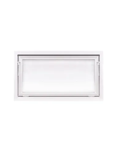 Okno PCV Gospodarcze PREMIUM - 90 x 50 cm - Dwuszybowe