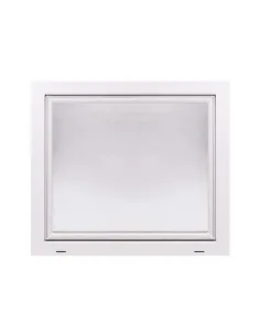 Okno PCV Gospodarcze PREMIUM - 90 x 80 cm - Dwuszybowe